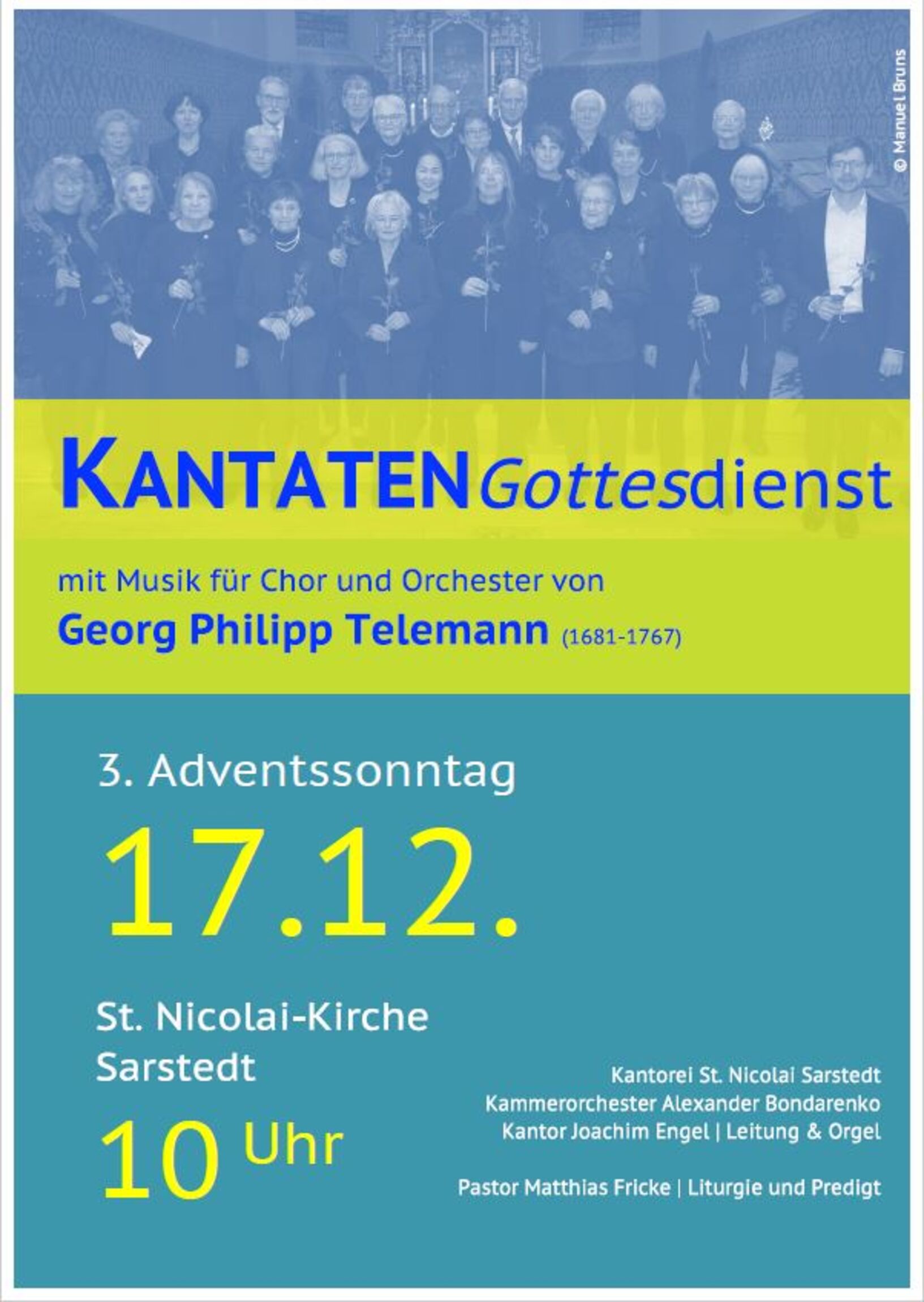 Plakat Kantatengottesdienst 2023