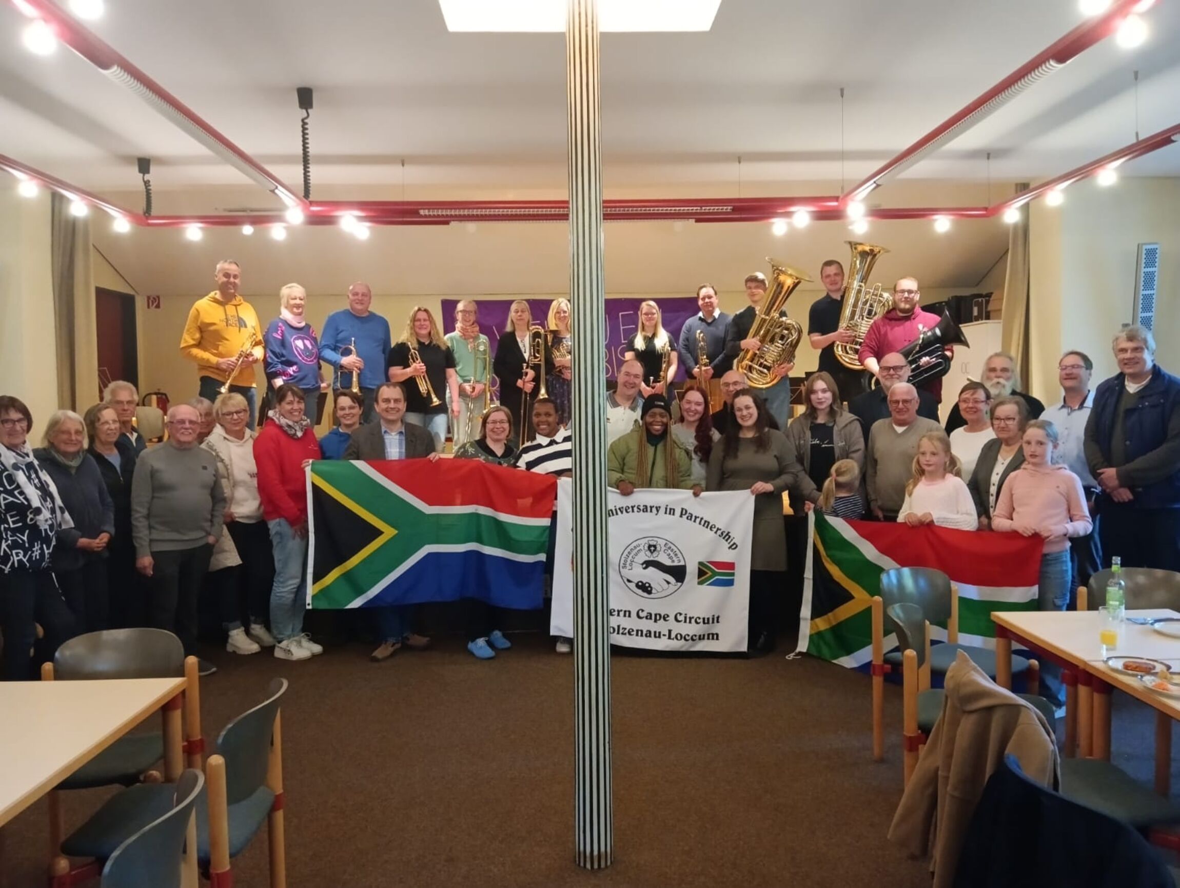 Ein Gruppenfoto vom Abschiedsabend in Uchte