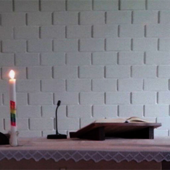 Weihnachtlicher Altar