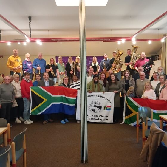 Ein Gruppenfoto vom Abschiedsabend in Uchte