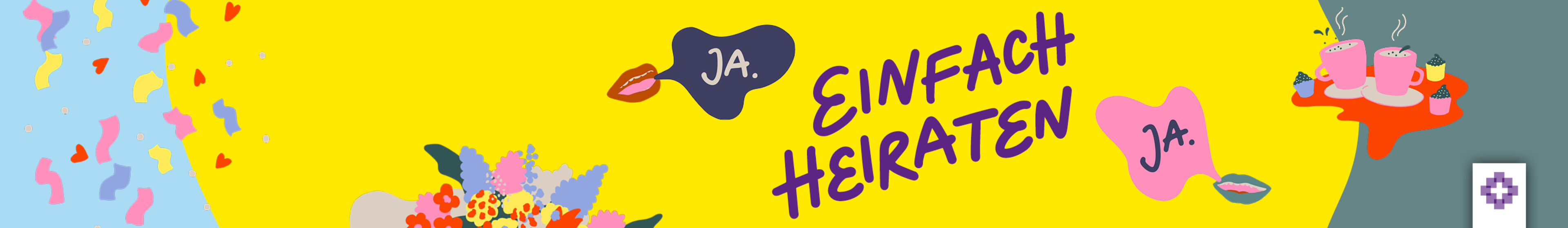 Einfach heiraten Banner
