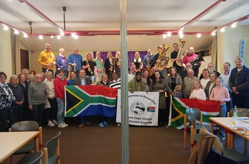 Ein Gruppenfoto vom Abschiedsabend in Uchte