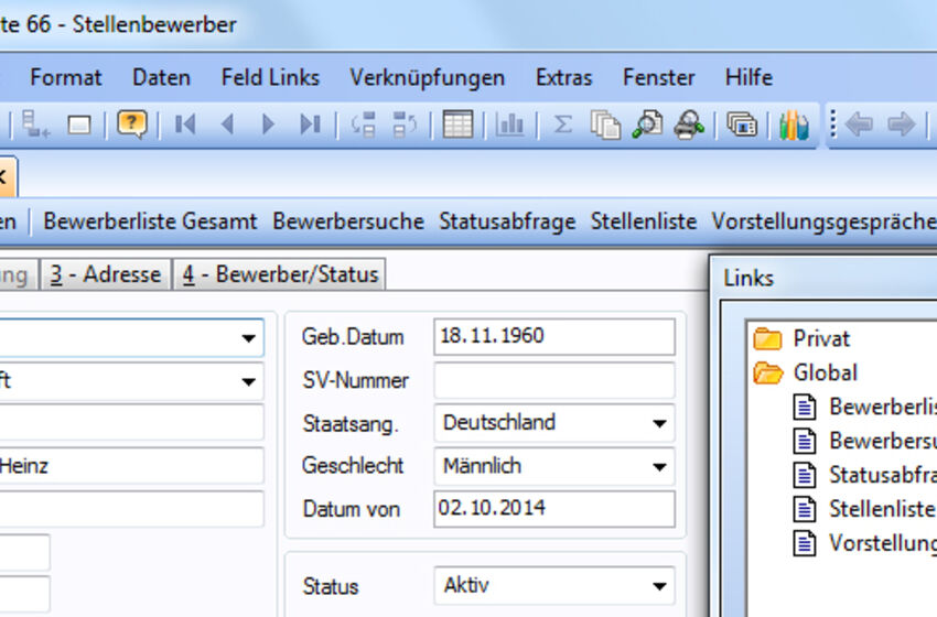 Bewerber-Modul